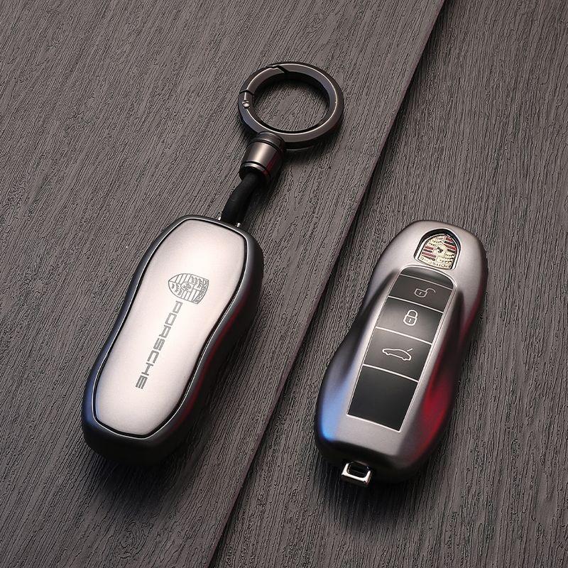 Модный TPU Чехол-Брелок для Умного Ключа Автомобиля Защитная Оболочка для Porsche Cayenne 718 MACAN Panamera 911 Macan Boxster Cayman Аксессуары