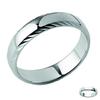 Silver (rhodium) 'Lien d'Amour' Silver Wedding Ring - 5 Mm