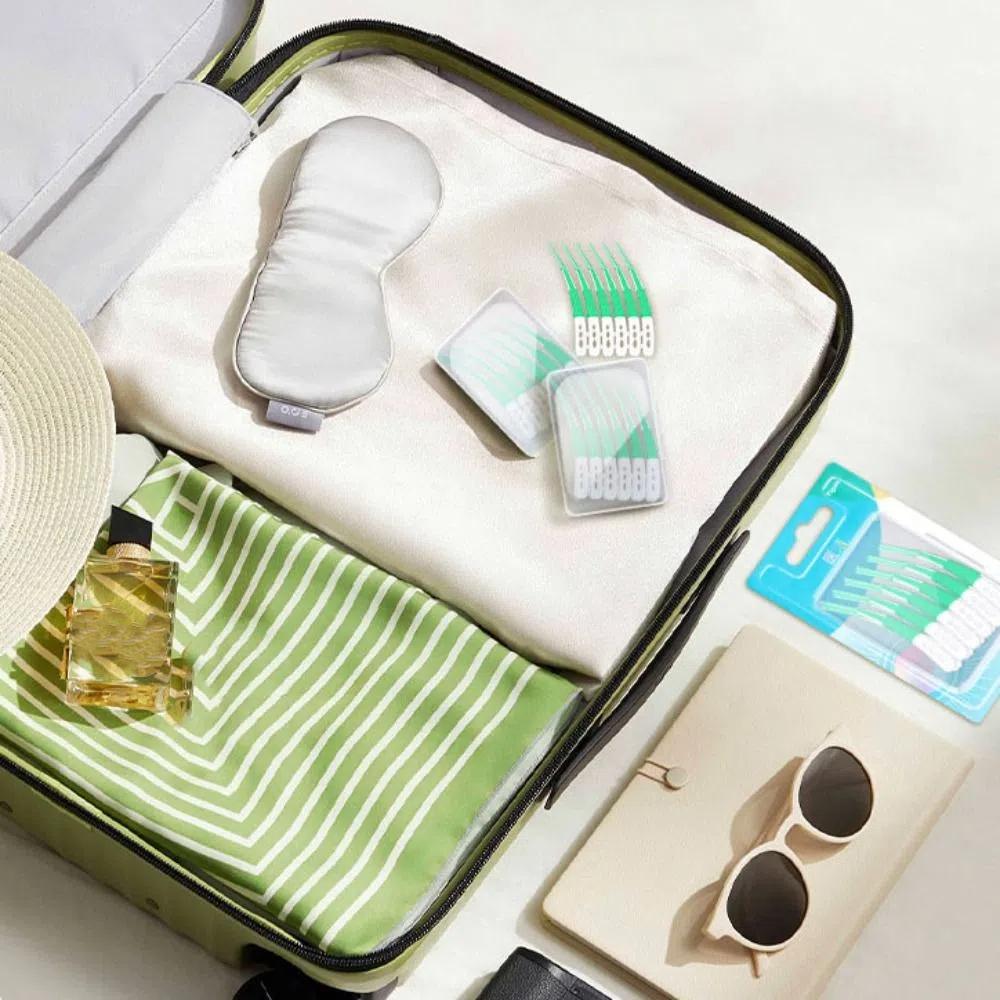 60Pcs Tooth Cleaning Orthodontic Interdental brush Soft Bristle Tooth Cleaning Device  Unisex