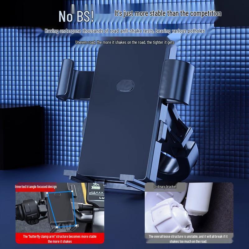 Противоударный и дождестойкий держатель для телефона для велосипеда и мотоцикла с маленьким зонтиком для навигации