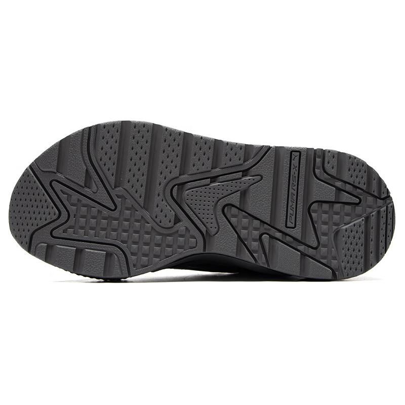 Puma Rs-X Сетчатая Кожа Ткань Коровья Спилок Синтетическая Кожа Тпу Модные Удобные Низкие Кроссовки Папы Унисекс кроссовки Черный 390776-21