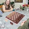 29x29см 3 в 1 Шахматы Шашки Нарды Развитие Стратегического Мышления Складная Шахматная Доска Лучшие Подарки Нет для Детей Взрослых