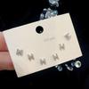 Delicate Mini Stud Earrings Set 3 Pairs Multi-Design Tiny Zircon Micro-Paved Ear Jewelry Women