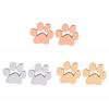 Women Fashion Alloy Animal Paw Footprint Shape Ear Studs Earrings Jewelry Gift