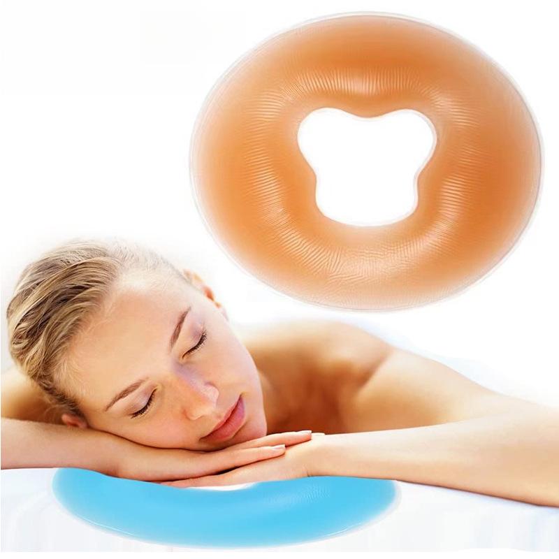 Подушка-валик для салона красоты, силиконовая подушка для лица, подушка для SPA-процедур тела и спины, расслабляющая подушка