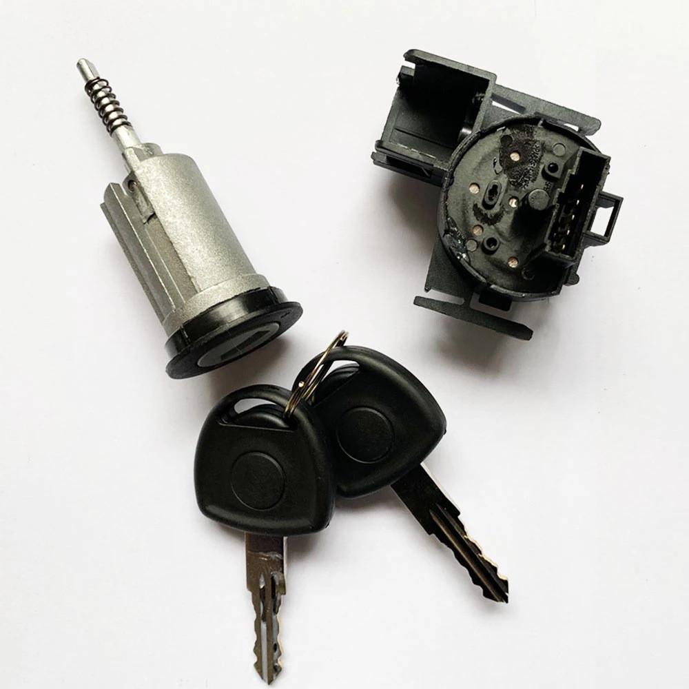 Car Ignition Switch Barrel Lock With 2 Keys For Opel Vauxhall Corsa