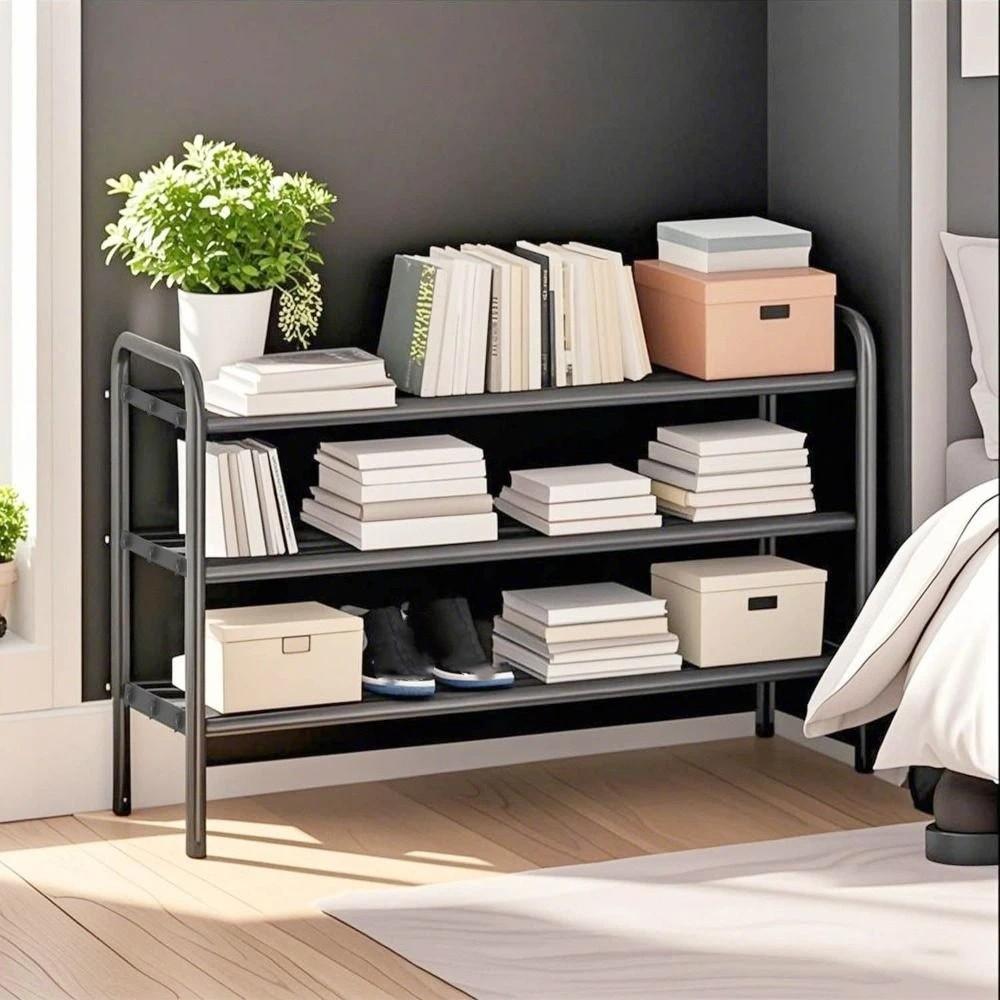 Space-Saving Design Shoe Storage Organizer Adjustable Storage Adjustable Shoe Rack Doorway