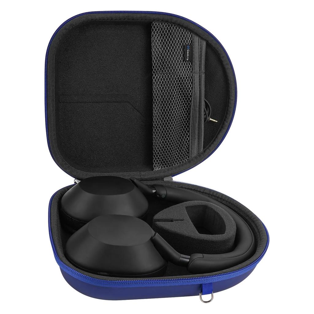 Чехол для наушников Geekria, совместимый с чехлом Sony Carrying Case Bag, размер сумки WH-CH520, WH-CH720N, WH-1000XM5, WH-CH710N, XB900N, CH700N, WH-XB920N,