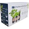 Cultivea - Kit Prêt À Pousser d'Herbes Aromatiques - Cultivez Votre Basilic, Persil Et Ciboulette - Graines Françaises 100% Bio