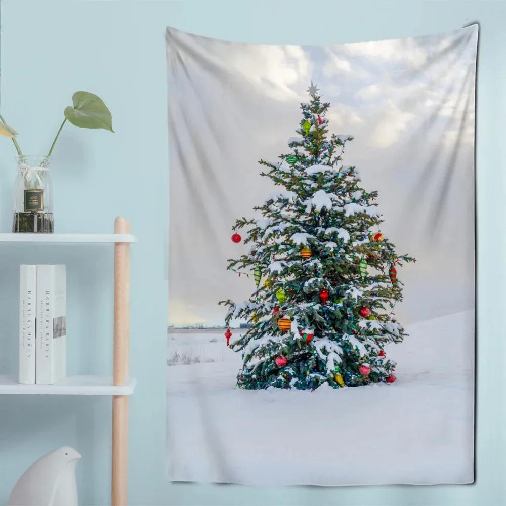 Рождественская елка Гобелен Спальня Гостиная Домашнее украшение стены