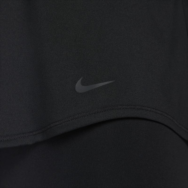Nike Однотонная футболка с круглым вырезом и длинным рукавом Женские топы IH8598-010