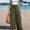 Женские широкие свободные брюки Four Seasons с завязками на завязках, удобные повседневные модные брюки