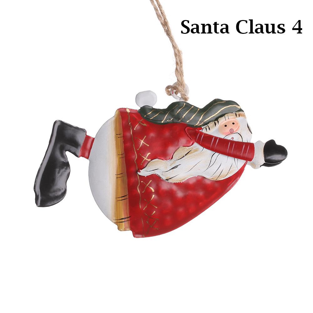 Drop Ornaments Festival Supply Christmas Decorations Santa Claus Cartoon Angel Hanging Pendants