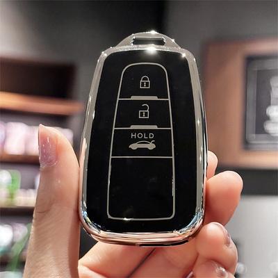 Чехол для автомобильного ключа из ТПУ с полным покрытием для Toyota Prius Camry Corolla CHR C-HR RAV4 Land Cruiser Prado Брелок Аксессуары