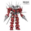2.0 Red Titan Drill Man Skibidi Toilet Building Blocks Set With Chain Creative DIY Bricks Toys For Boys Christmas Gifts