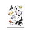 Scandinavian Simple Wall Art Rays Octopus Whale Shark Marine Animal HD Canvas Poster Print Home Bedroom Living Room Decor