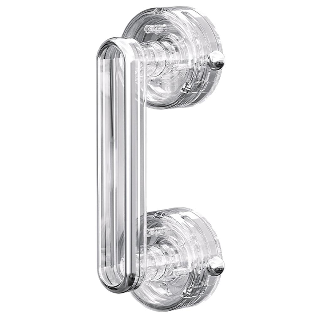 Strong Suction Glass Door Handle for Bathrooms Kitchens and Balconies Removable and Reusable
