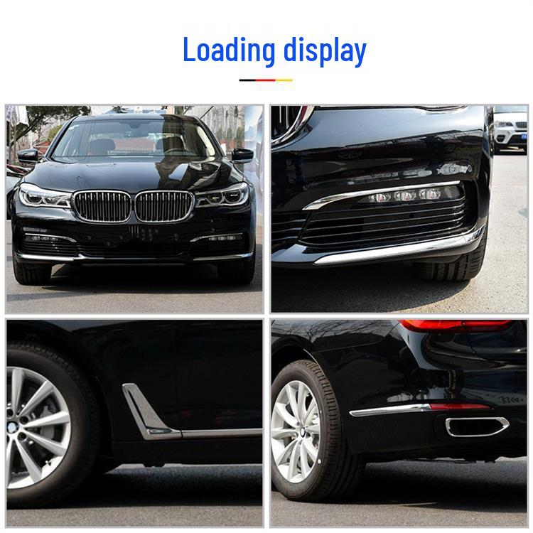 BMW Fender & Bumper Decorative Strips: 730Li Side Vents, 740Li Fog Light, 750L Front & Rear.
