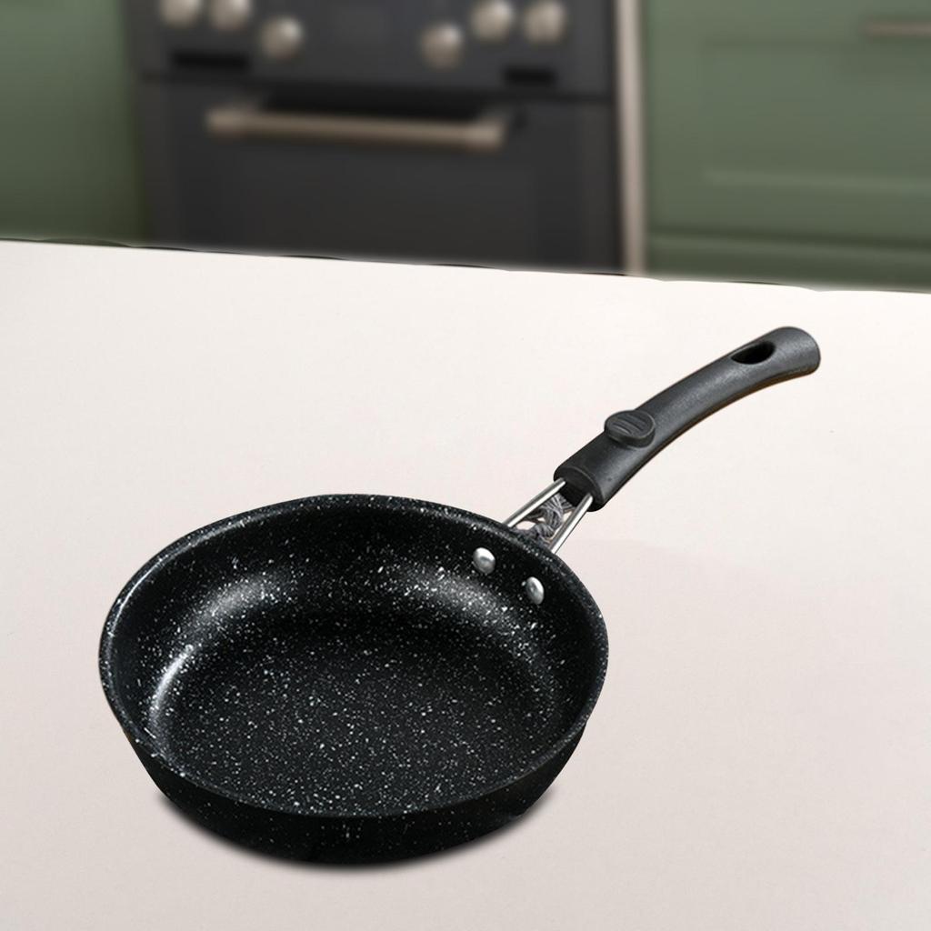 Сковорода китайская Wok с ручкой, устойчивой к ожогам, обычная сковорода без покрытия, сковорода для жарки