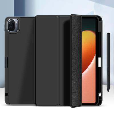 Чехол для Xiaomi Pad 5 с держателем для карандашей, чехол для Mi Pad 5, чехол для Xiaomi redmi Pad 10,6, кожаный чехол с автоматическим пробуждением и сном