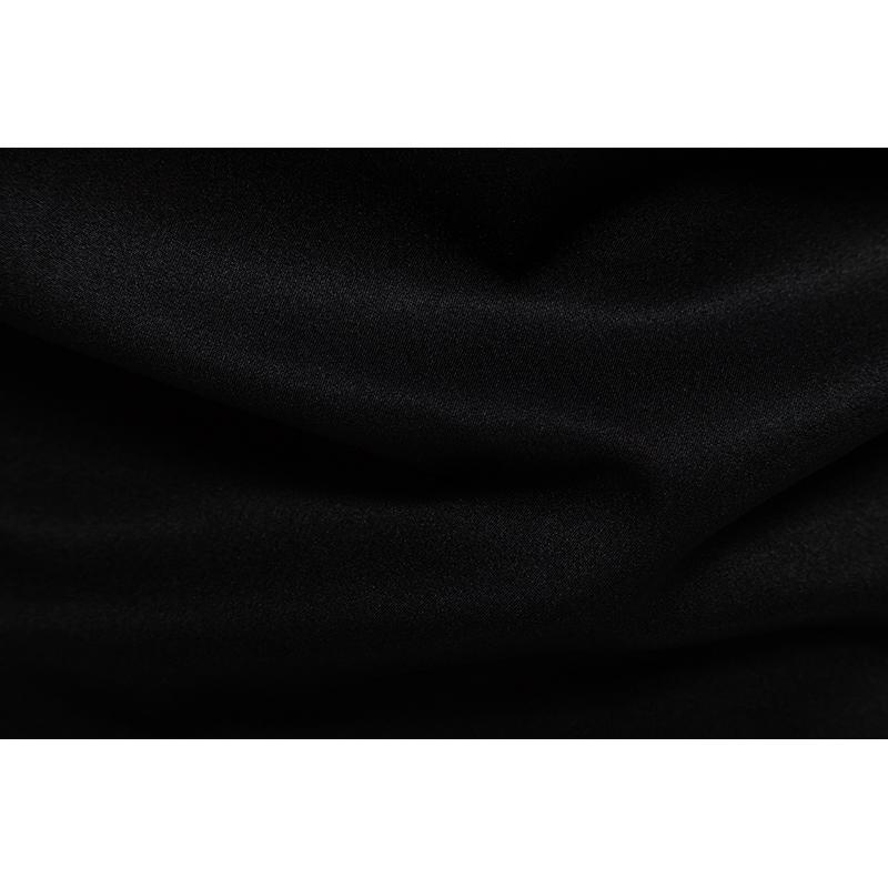 Autumn Men's Trendy Irregularly Degsin Shirts Long Sleeve Stand Collar Solid Color Casual Shirts Single Breasted Shirts