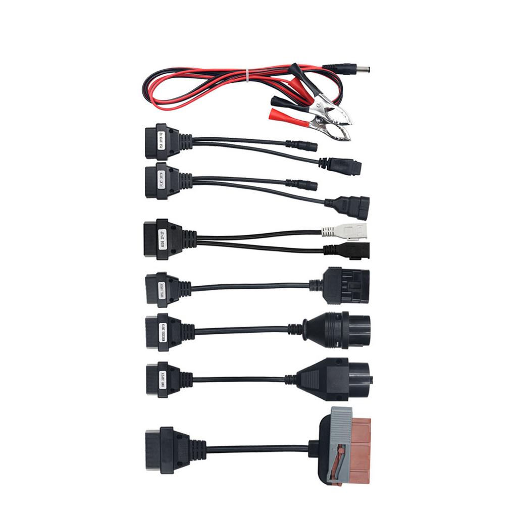 Набор Plus/MVD/WOW/Kess из 8 грузовых кабелей OBD2 для диагностического интерфейса Autocom CDP Pro, сканера OBD MutliDiag, полный набор