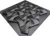 3D стеновая панель Форма для гипсовой, гипсовой или бетонной плитки для декоративных стеновых панелей "Плетение"