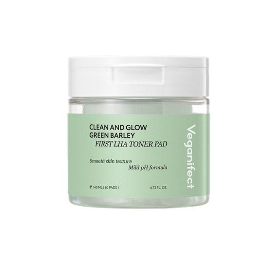 Veganifect Green Barley LHA Toner Pad