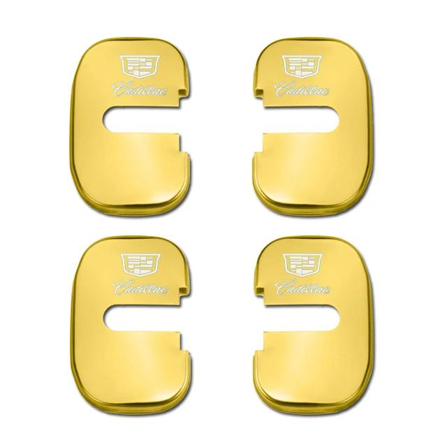4pcs Cadillac Car Door Lock Cover Protection Stickers For Cadillac CTS EWFDGH5 Escalade ATS Replacement Emblem Auto Exterior Accessories
