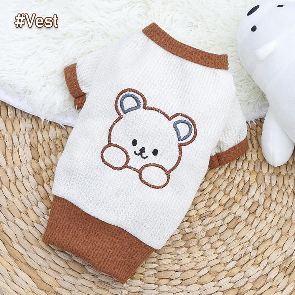 Весна-лето Платье для собак Юбки для домашних животных Одежда для любителей домашних животных Удобный мягкий жилет для собак и кошек Одежда для домашних животных Костюм для пары