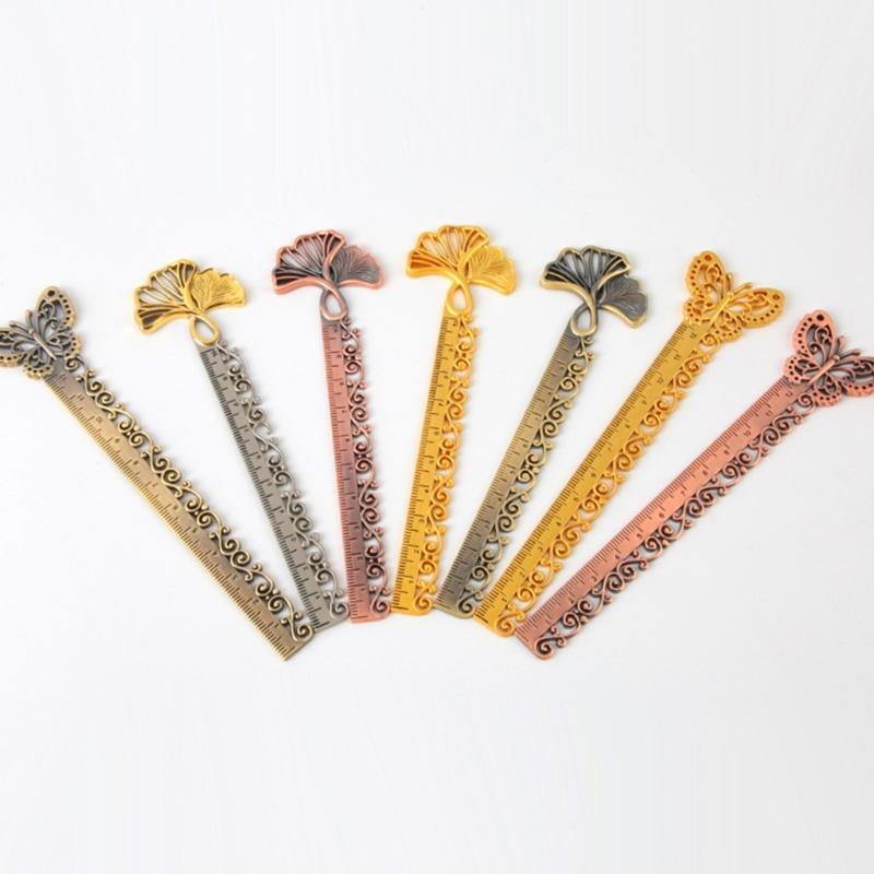 Закладки Линейка Винтажные Закладки Полые Закладки Металлические Закладки Маркер для Книг Карточки Украшения Инструмент Портативные Закладки