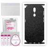 apgo Protective Skin Sticker for the Back+sides Compatible with Oppo A9, Full Wrap Film, Foil, Vinyl - Pattern Black Honeycomb