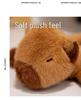 Cute Capybara Plush Pencil Case - High-Value Stationery Storage Bag for Students and Office Use