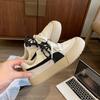 2024 женские кроссовки на толстой подошве, удобная повседневная модная обувь, повседневные низкие теннисные туфли на плоской подошве со шнуровкой для женщин