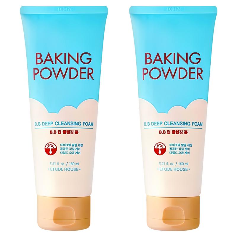 Etude Baking Powder BB Deep Cleansing Foam, 160ml, 2 pcs