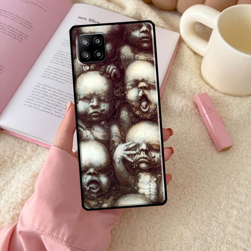 Hr Giger Li II For Samsung Galaxy A55 A35 A15 A32 A12 A22 A52 A54 A34 A14 A56 A36 A26 A16 A13 A53 A06 Case