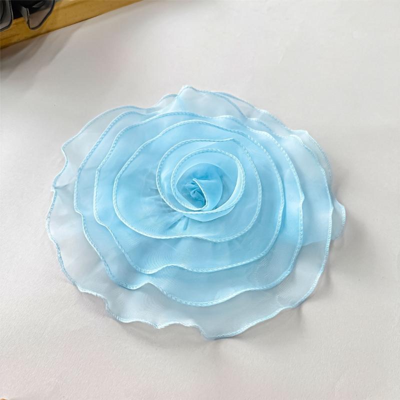 3D Fabric Flower Appliques Handmade Dress Crafting Traditional Costume Garment Dance Costume Sewing Patches
