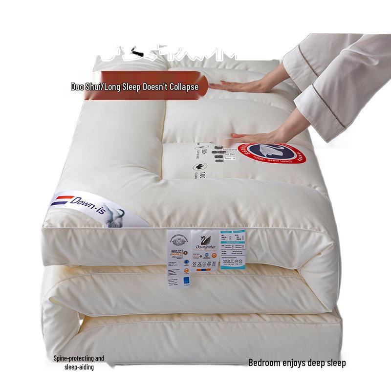 Матрасный топпер класса А с 3D-наполнением из пуха и пера для общежитий, отелей и гостевых домов