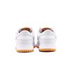 Nike Кроссовки Dunk Leather, Устойчивые к истиранию, Легкие и Дышащие, Низкие, Для скейтбординга, Унисекс, Серый Белый HF5441-110(Команда59-)