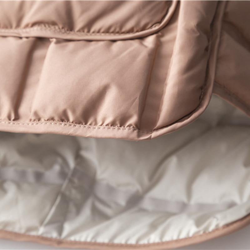 Women's Lightweight Warm Plus Size Vest Seamless White Duck Down Ultralight Sleeveless Jacket Peplum Vests