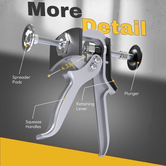 Инструмент для сжатия тормозного суппорта с ручкой для сжатия, высокая прочность, компактный, портативный, универсальный