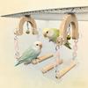 5 Wooden Perch Poles Multifunctional Ring Acrylic 20 Cm 1 Pc