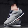 Мужские кроссовки высокого качества, кожаная повседневная обувь, осенняя новая дышащая мужская обувь, теннисные мужские туфли на плоской подошве, Zapatillas Hombre