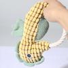 Pet Dog Plush Toy Interactive Dog Squeak Toys Bite Resistant Puppy Grinding Teeth Toy Funny Pet Seahorse Toy Dog Accessories