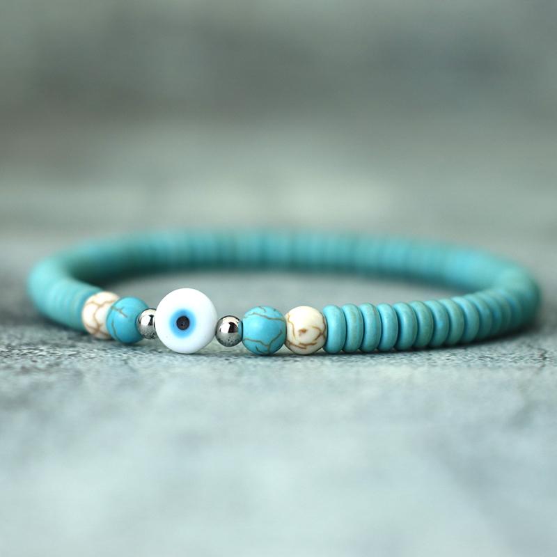 Богемный турецкий браслет «Злые глаза» унисекс, винтажный браслет из натурального дерева, кокосовые бусины, браслет для медитации, аксессуары для отдыха