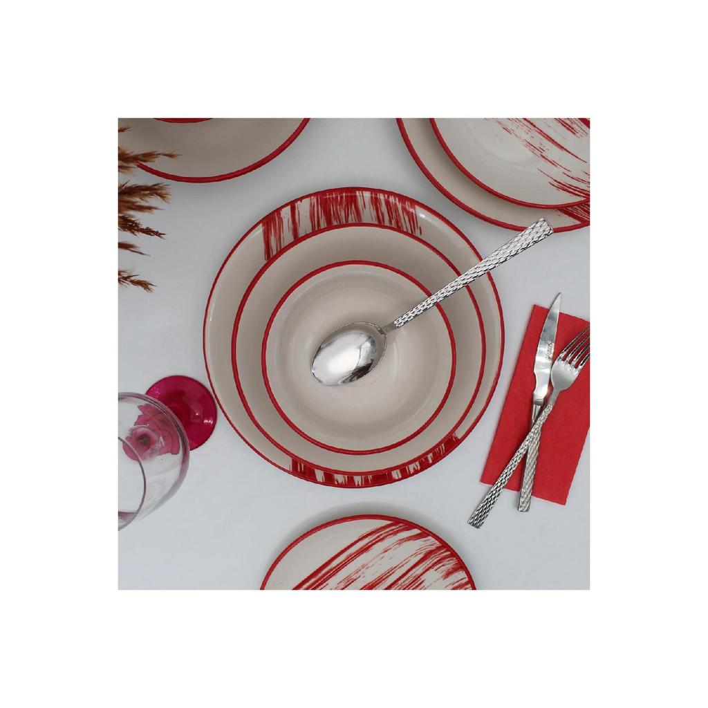 Carmen 8 Piece Dinner Set For 2 Persons Patterned