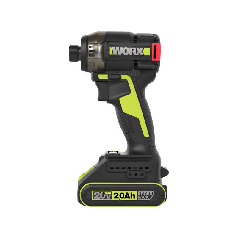 Worx WE217 20V Бесщеточная аккумуляторная ударная дрель винтоверт вилка CN (адаптер в комплекте)