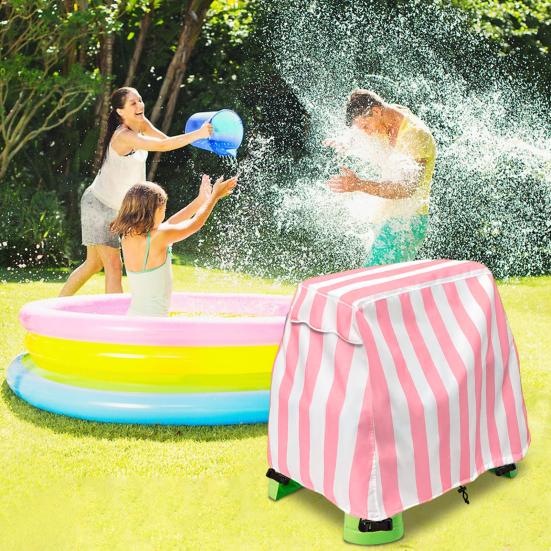 Water Table Cover with Adjustable Drawstring Waterproof UV-Resistant Easy Installation Outdoor Water Table Protective Cover
