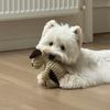 Durable Dog Toys for Teeth Inding Self Entertaining Sound Ing West Highland Terrier Toys for Small To Medium Size Dogs
