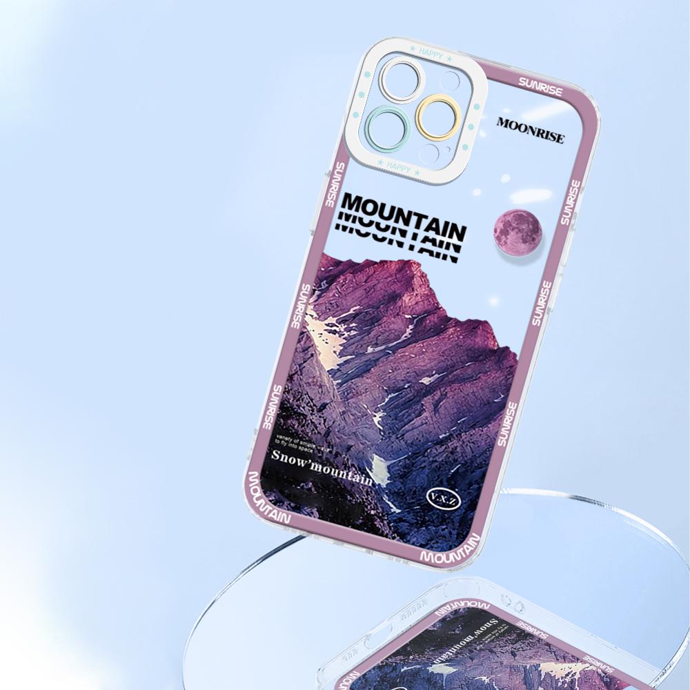 Защитный чехол для телефона Sunrise Snow Mountain, подходит для Huawei Honor Infinix Itel Tecno iPhone OPPO Realme Xiaomi Redmi Samsung Vivo